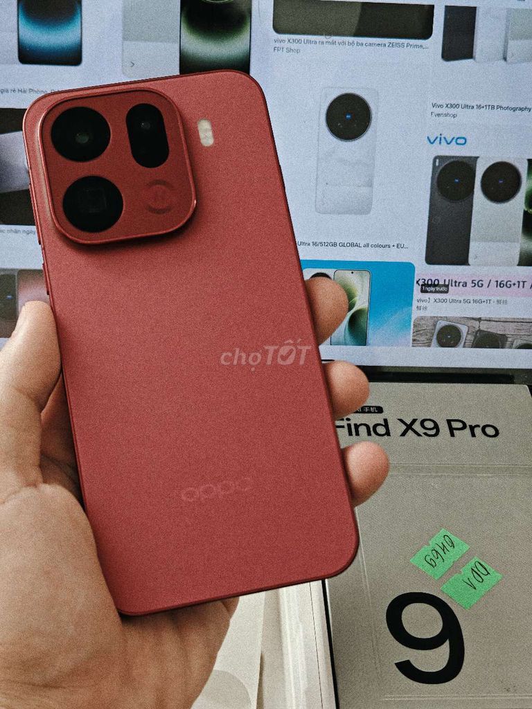 Oppo Find X9 Pro 16GB/512GB Đỏ. Mua bán Điện thoại tại Quận Hà Đông Hà Nội được đăng bởi Tài hình 1