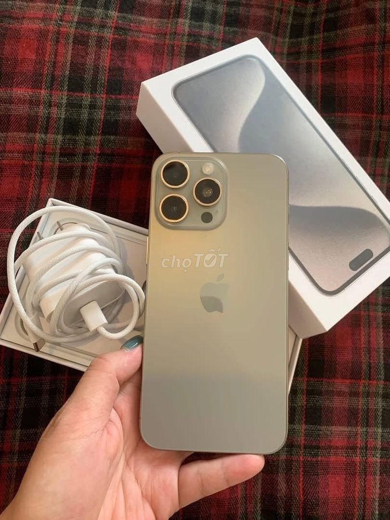 Apple iPhone 15 Pro Max 256GB Titan tự nhiên. Mua bán Điện thoại tại Quận 5 Tp Hồ Chí Minh được đăng bởi Hội Đồ Điện Tử hình 1