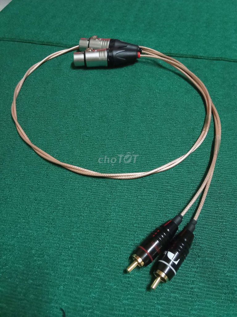 Dây XLR ra RCA 1m. Mua bán Tivi, Âm thanh tại Quận 5 Tp Hồ Chí Minh được đăng bởi Minh Anh hình 1