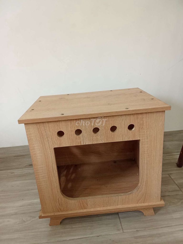 Nhà cho mèo, chuồng thú cưng, chất liệu gỗ . Mua bán Phụ kiện, Thức ăn, Dịch vụ tại Huyện Diên Khánh Khánh Hòa được đăng bởi  Trần Hoài Thu hình 1