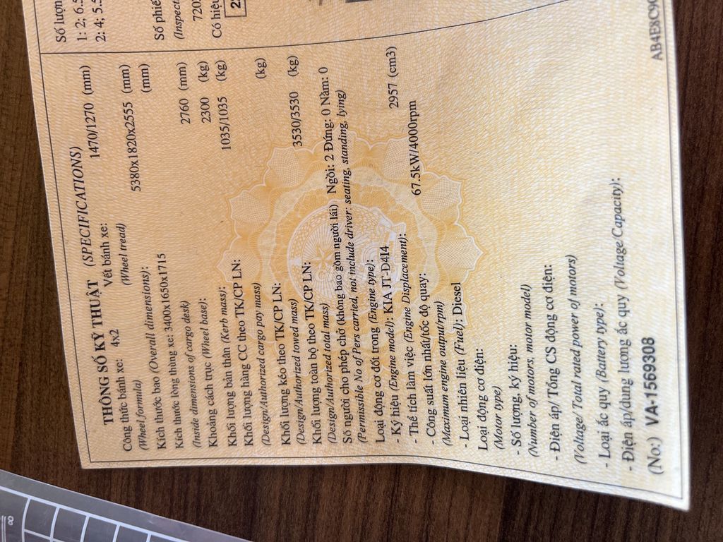 Cần bán gấp xe tải kia k3000s có bửng nâng hạ. Mua bán Xe tải, xe ben tại Huyện Long Thành Đồng Nai được đăng bởi Huỳnh tấn phong hình 7