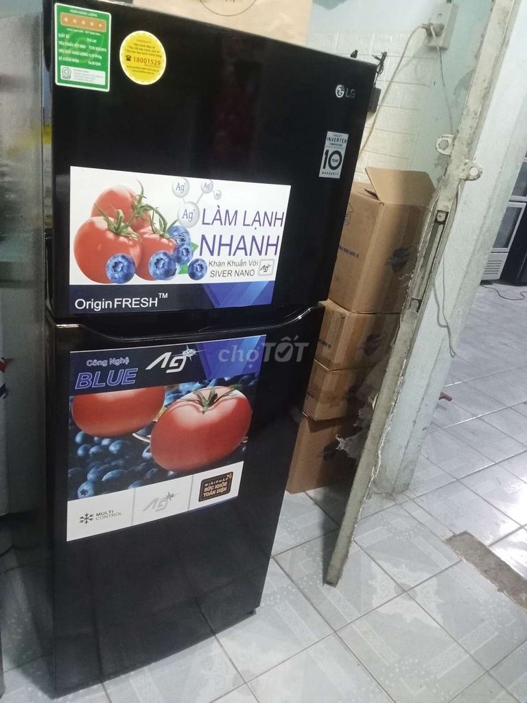 Tủ lạnh LG Inverter 205L Đen. Mua bán Tủ lạnh tại Huyện Hóc Môn Tp Hồ Chí Minh được đăng bởi đuc trung hình 1