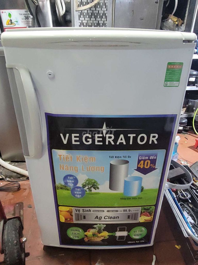 Tủ lạnh VEGERATOR 99 lít Trắng. Mua bán Tủ lạnh tại Quận 7 Tp Hồ Chí Minh được đăng bởi Điện Lạnh Giá Tốt hình 1