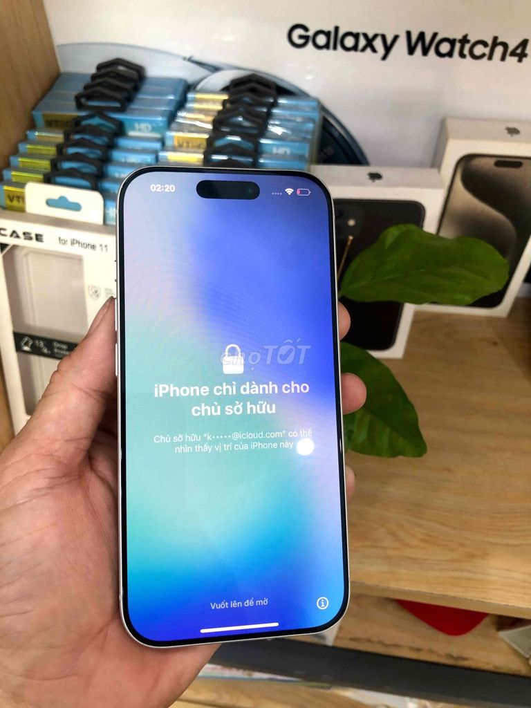 Apple 17 Pro Trắng Vướng iCloud. Mua bán Điện thoại tại Quận Tân Bình Tp Hồ Chí Minh được đăng bởi Mạnh Mobile PhoneAnhStore hình 1