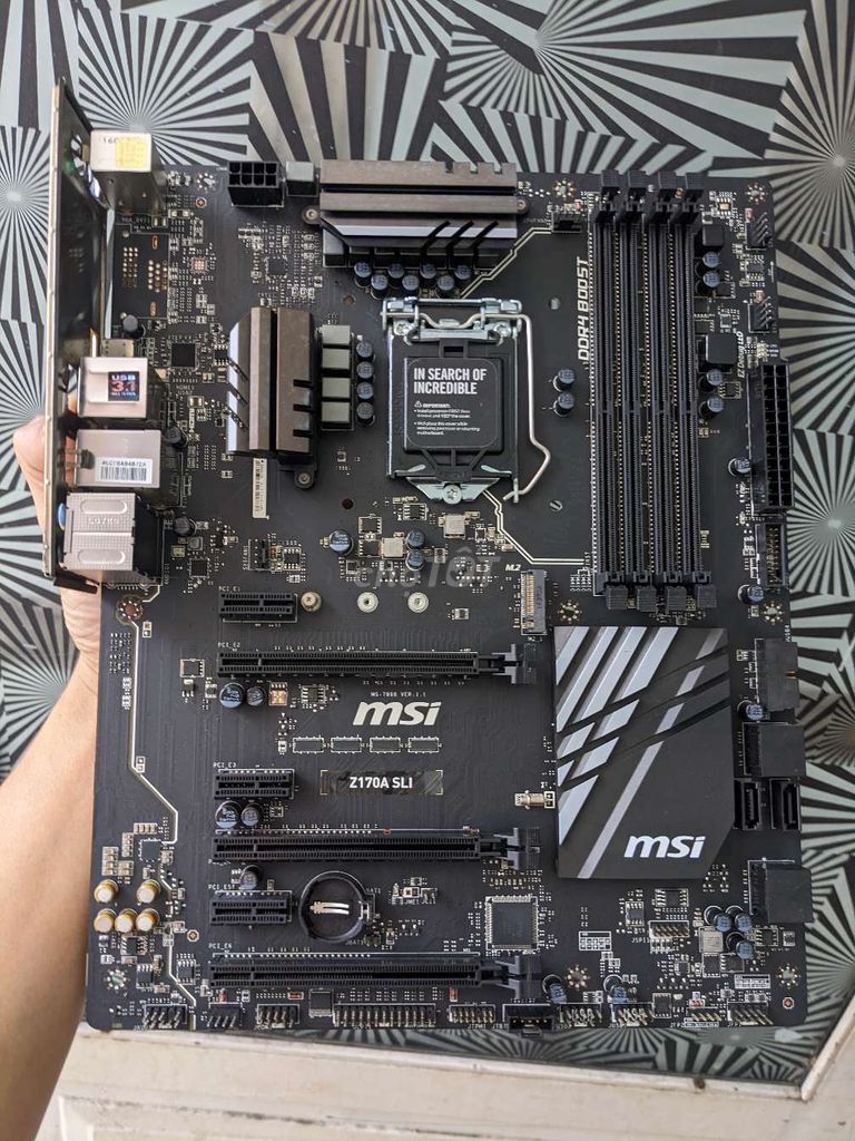 Main Z170 đẹp keng. Chạy CPU 6th 7th