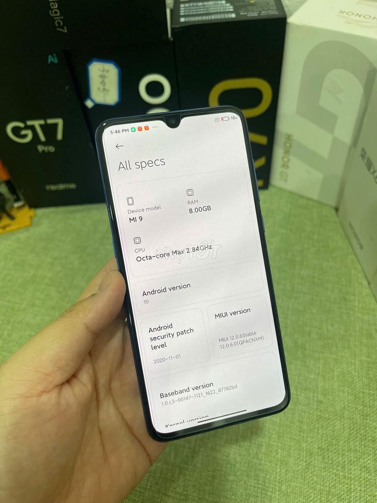 Xiaomi Mi 9 8/256 xanh sạc 67w ốp TRẢ GÓP - COD. Mua bán Điện thoại tại Quận Hoàng Mai Hà Nội được đăng bởi Trần Ngọc Hiếu hình 5