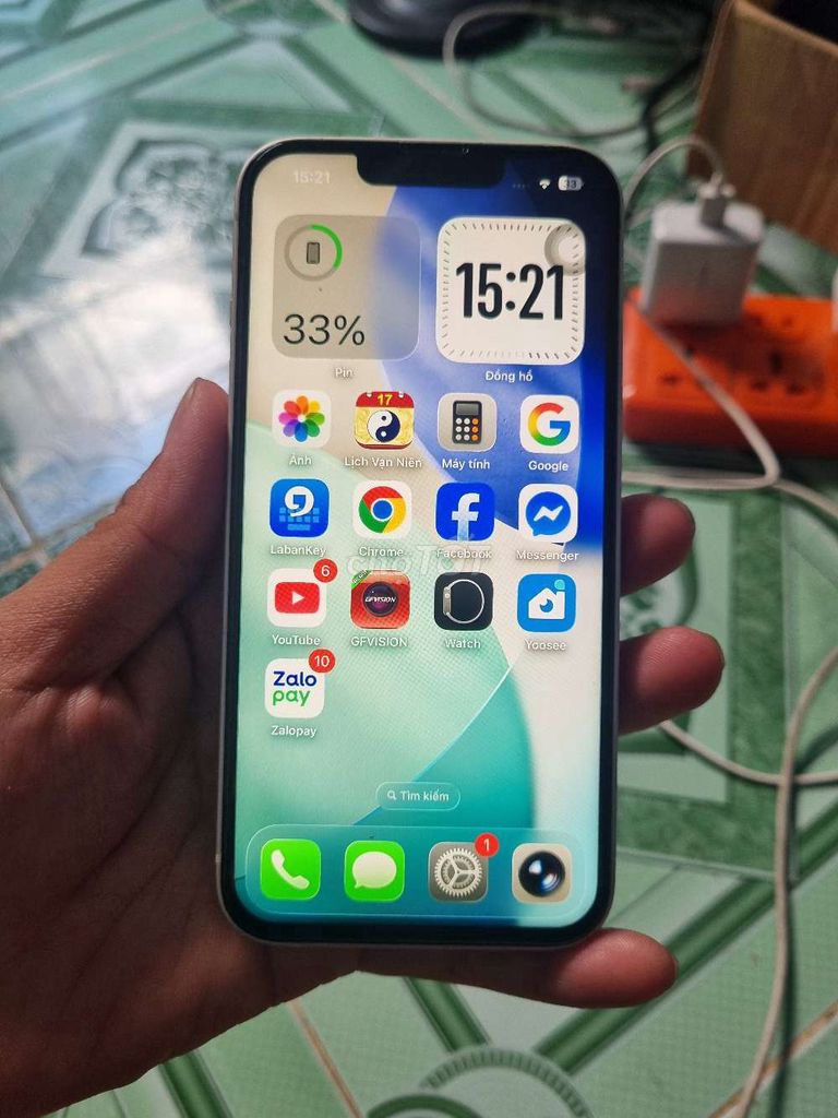 iPhone 13 128GB Trắng nhận gl ạ. Mua bán Điện thoại tại Thành phố Thuận An Bình Dương được đăng bởi Hoàng Khang hình 1