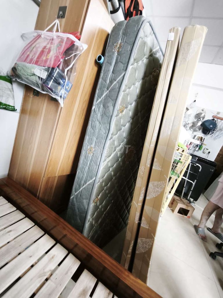 Nệm Sông Hồng Bông ép Xám 1m6x2m. Mua bán Giường, chăn ga gối nệm tại Quận Hoàng Mai Hà Nội được đăng bởi Dương Kiều hình 1