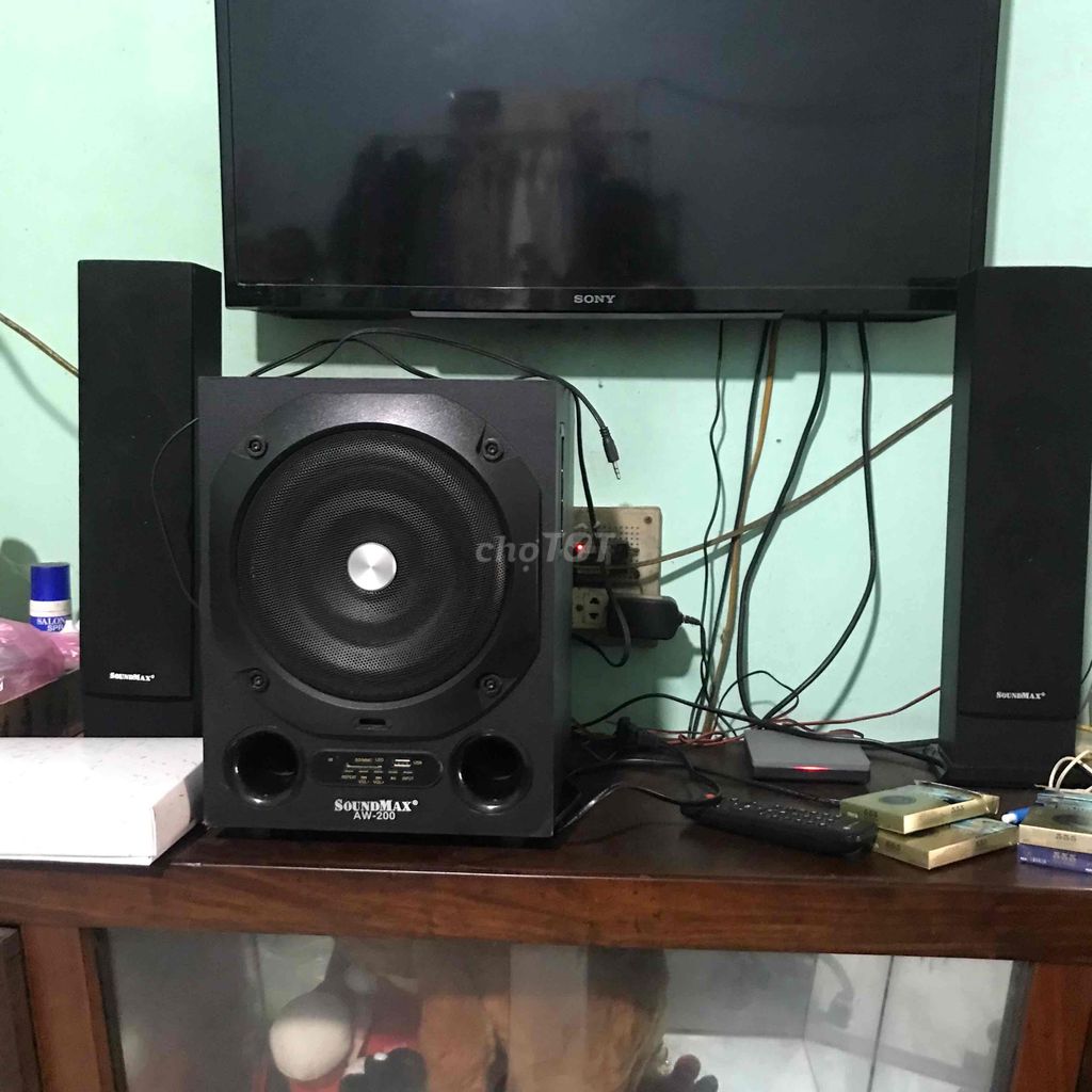 Loa vi tính SoundMax AW-200 Đen. Mua bán Tivi, Âm thanh tại Quận Bình Tân Tp Hồ Chí Minh được đăng bởi HÀNG NỘI ĐIẠ NHẬT HÀNG NHẬT BÃI hình 1