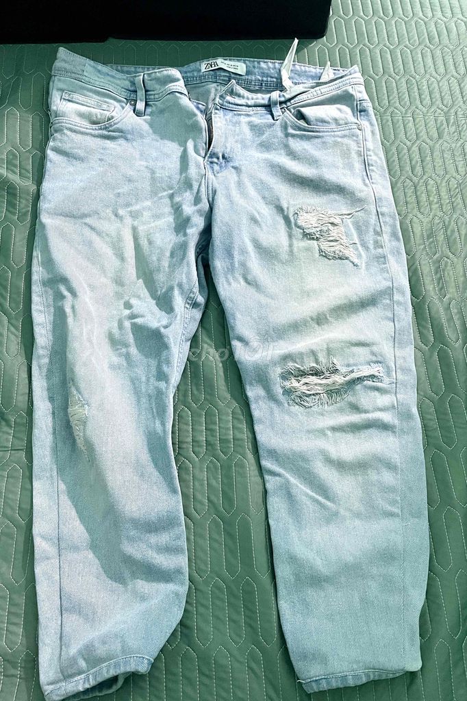 zara man rách bụi độ mới cao size 35 36 nút đẹp