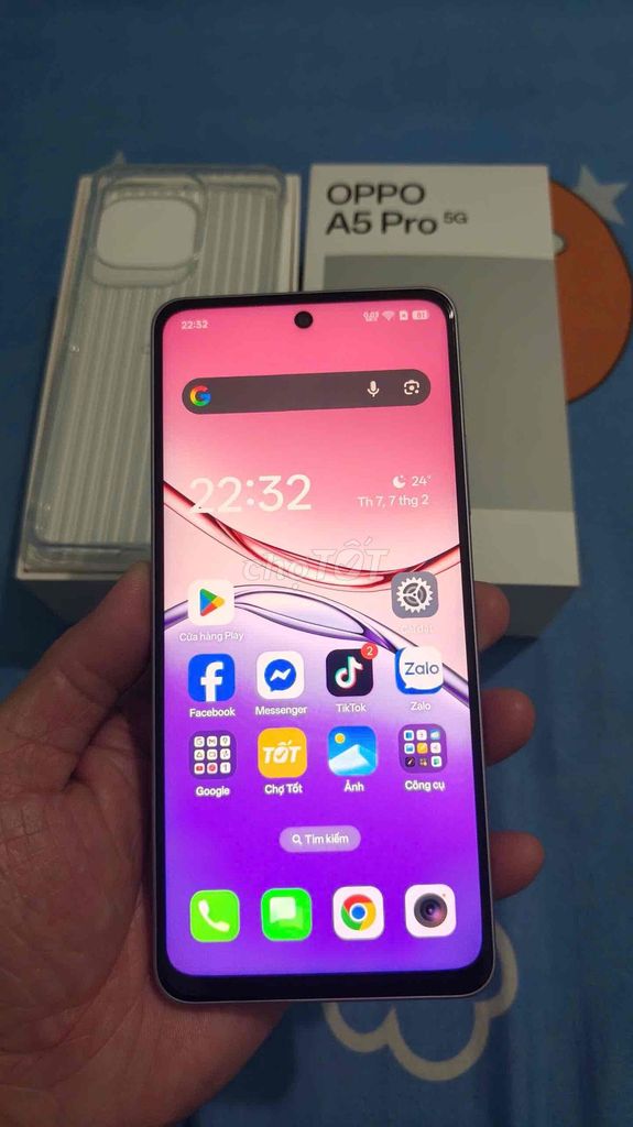 Oppo A5 Pro 5G 8GB/256GB fullbox. Mua bán Điện thoại tại Huyện Châu Đức Bà Rịa - Vũng Tàu được đăng bởi ThuTuongVT hình 1