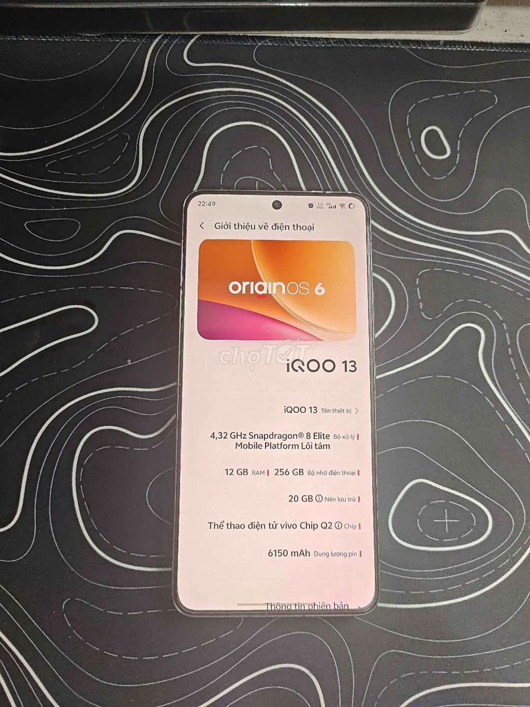 IQOO 13 256GB Đen. Mua bán Điện thoại tại Thành phố Đà Lạt Lâm Đồng được đăng bởi Duy Trần hình 1