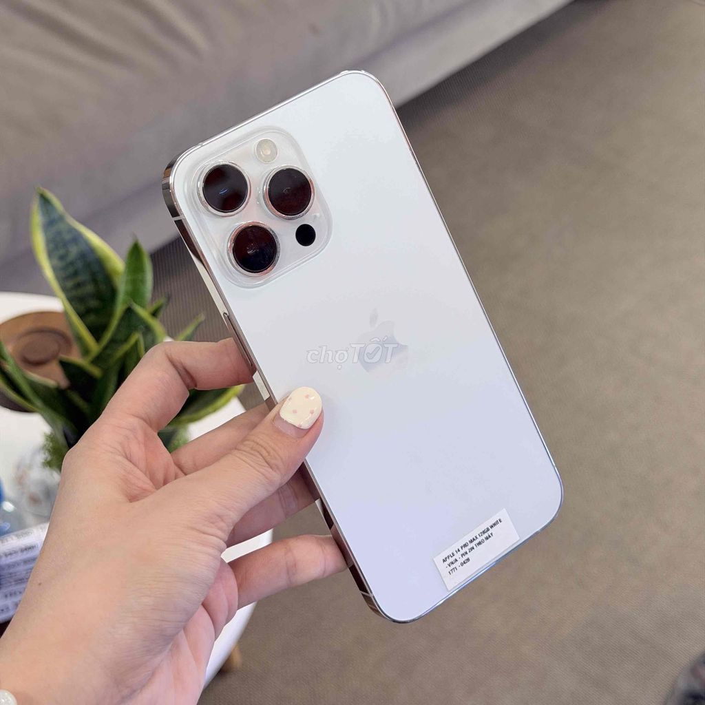 Apple iPhone 14 Pro Max 128GB Trắng Chính Hãng VNA. Mua bán Điện thoại tại Quận 8 Tp Hồ Chí Minh được đăng bởi CA REM BÁN TÁO hình 1