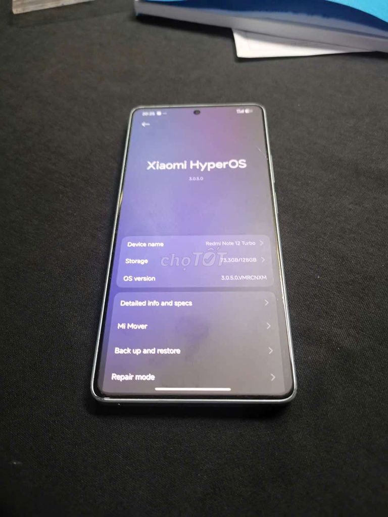 Xiaomi Redmi Note 12 Turbo 128GB Trắng. Mua bán Điện thoại tại Thành phố Dĩ An Bình Dương được đăng bởi LAM PHUONG AN  hình 1