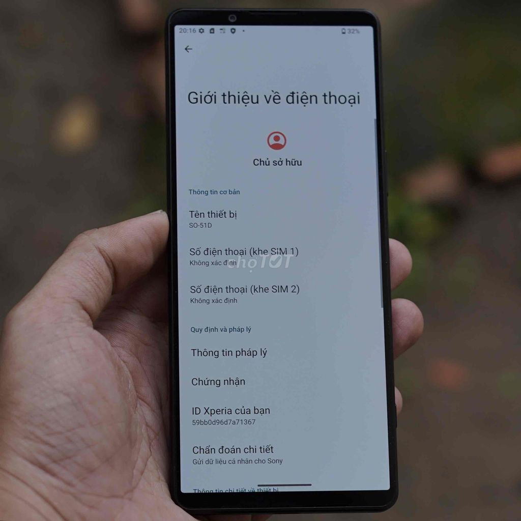Sony Xperia 1 Mark V 5G 256GB Đen 2 sim. Mua bán Điện thoại tại Quận 12 Tp Hồ Chí Minh được đăng bởi Nguyễn Tài hình 1