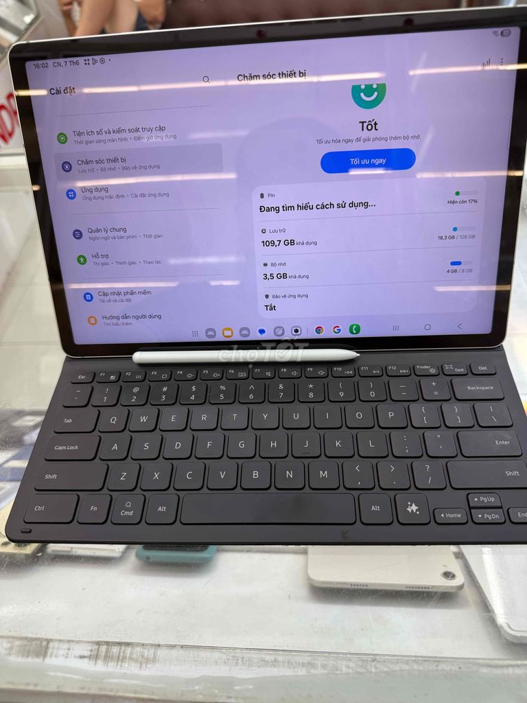 Galaxy Tab S9 FE Plus kèm bút+ bàn phím đẹp 99%. Mua bán Máy tính bảng tại Quận Đống Đa Hà Nội được đăng bởi Dung hình 1
