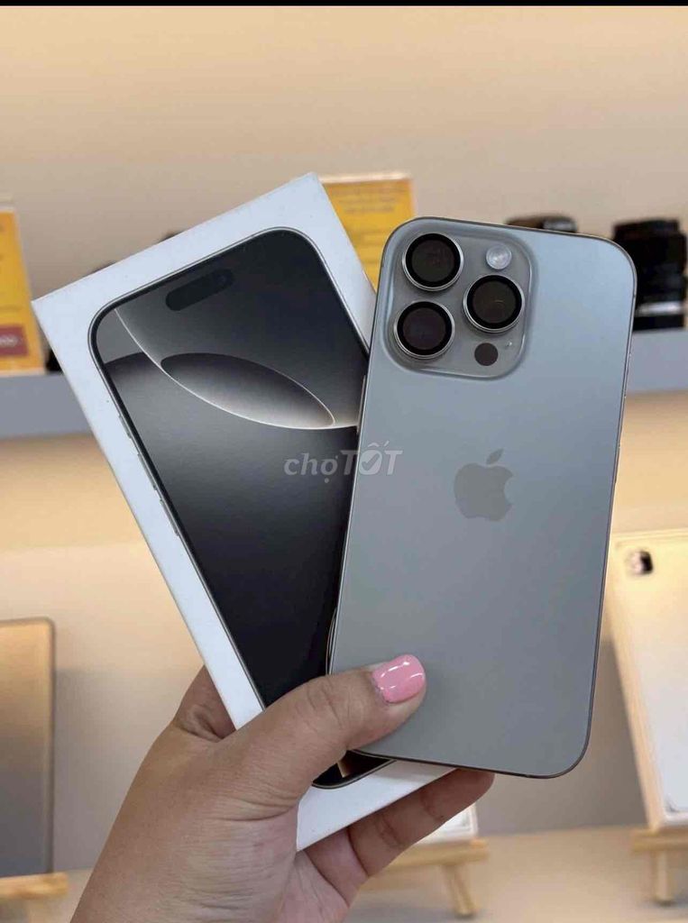 iPhone 16 Pro 128GB Titan FULLBOX BH APPLE 11/2025. Mua bán Điện thoại tại Quận 10 Tp Hồ Chí Minh được đăng bởi iStockHCM hình 1