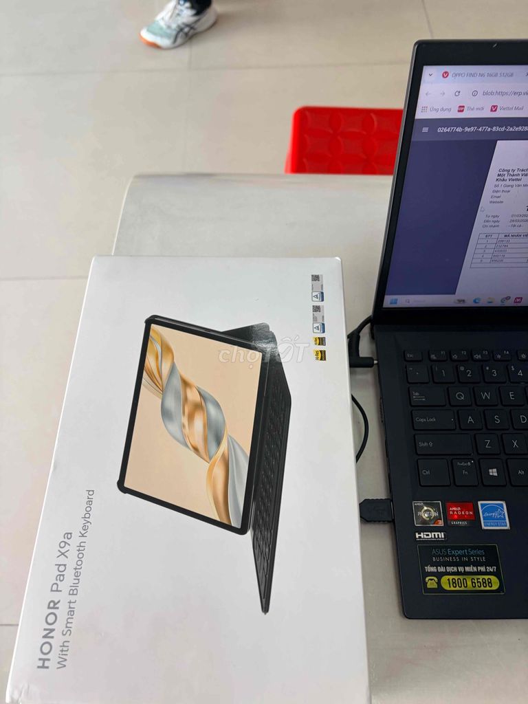 Honor Pad X9a kèm bàn phím Bluetooth. Mua bán Máy tính bảng tại Thành phố Thủ Dầu Một Bình Dương được đăng bởi Phuc Tran hình 1