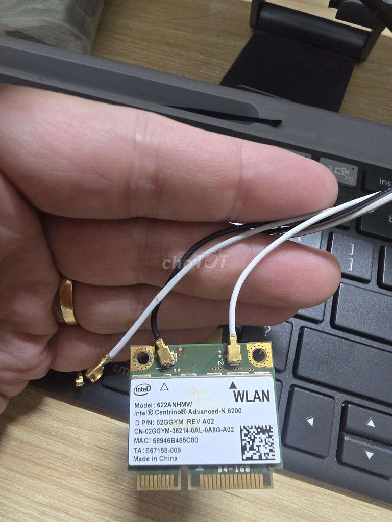 Card Wifi Laptop Intel 622ANHMW Centrino. Mua bán Linh kiện (RAM, Card...) tại Quận Thanh Khê Đà Nẵng được đăng bởi Roney hình 1