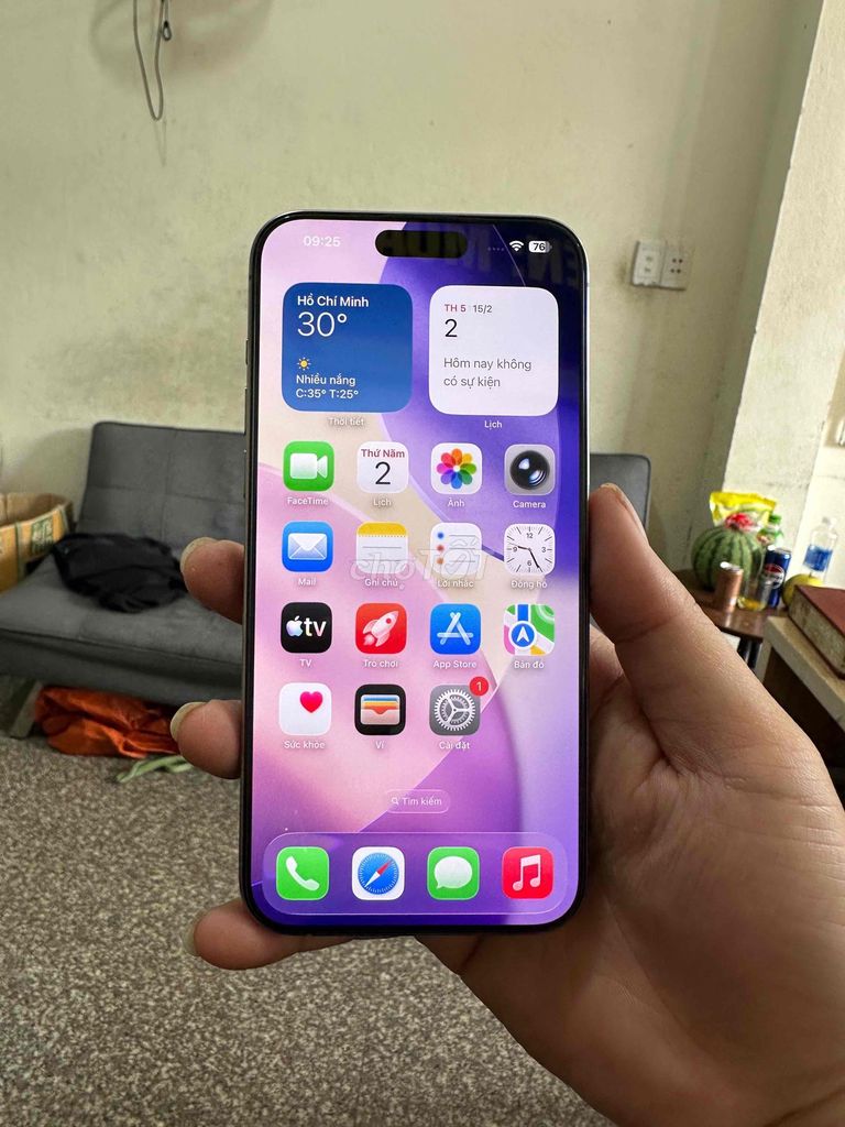 Apple iPhone 15 Pro Max 256GB Titan Nguyên zin. Mua bán Điện thoại tại Quận Ngũ Hành Sơn Đà Nẵng được đăng bởi khánh phương hình 1