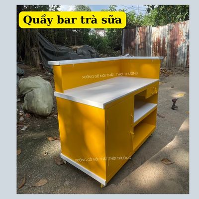 Quầy bar trà sữa bằng gỗ tự nhiên tại xưởng. Mua bán Đồ chuyên dụng, Giống nuôi trồng tại Thành phố Thủ Đức Tp Hồ Chí Minh được đăng bởi Noithatthoithuong