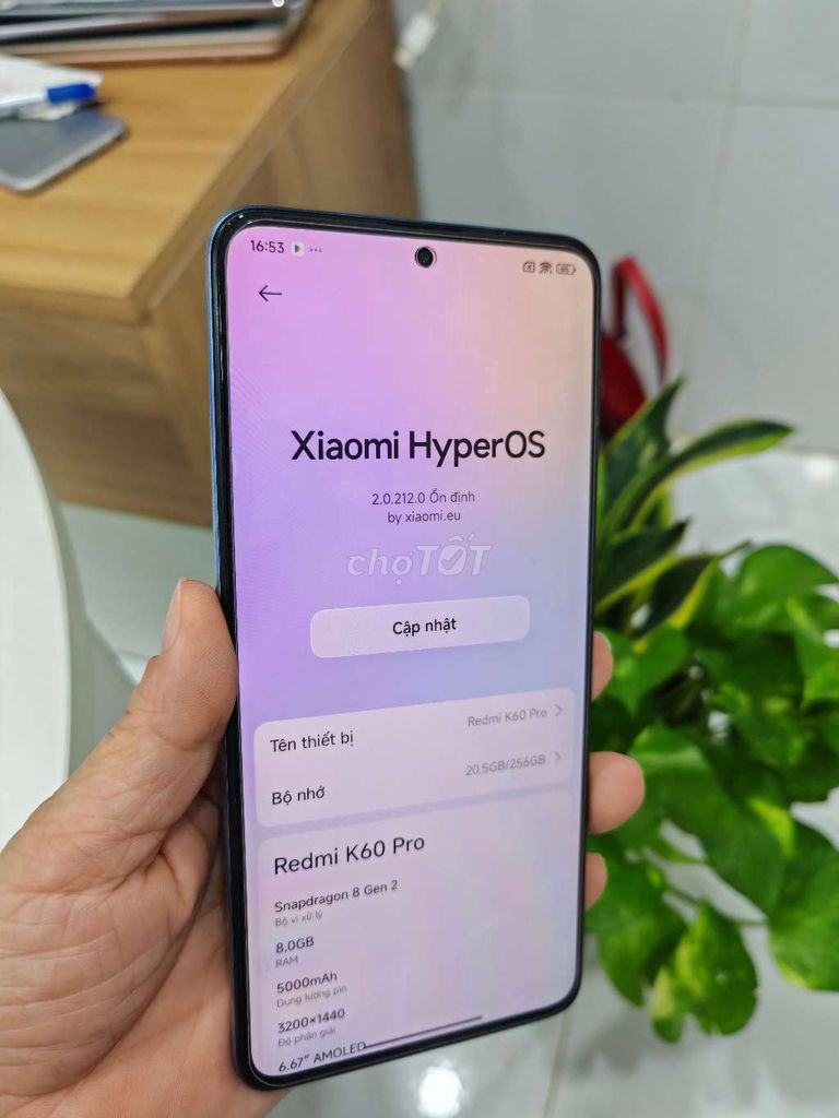 K60 Pro 256GB Xanh quốc tế đẹp keng zin full. Mua bán Điện thoại tại Quận Phú Nhuận Tp Hồ Chí Minh được đăng bởi Mr Beát  hình 1