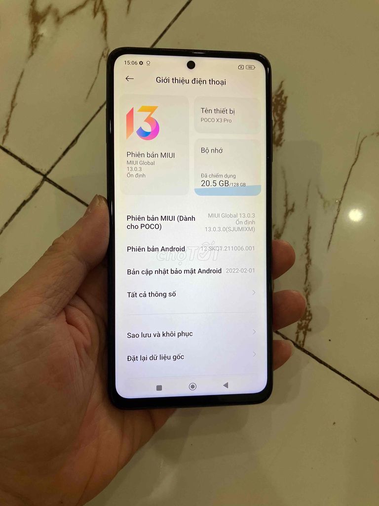 Bán Xiaomi Poco X3pro Snap860 ram6/128 zin xấu. Mua bán Điện thoại tại Quận Hà Đông Hà Nội được đăng bởi Mạnh Mobile hình 1