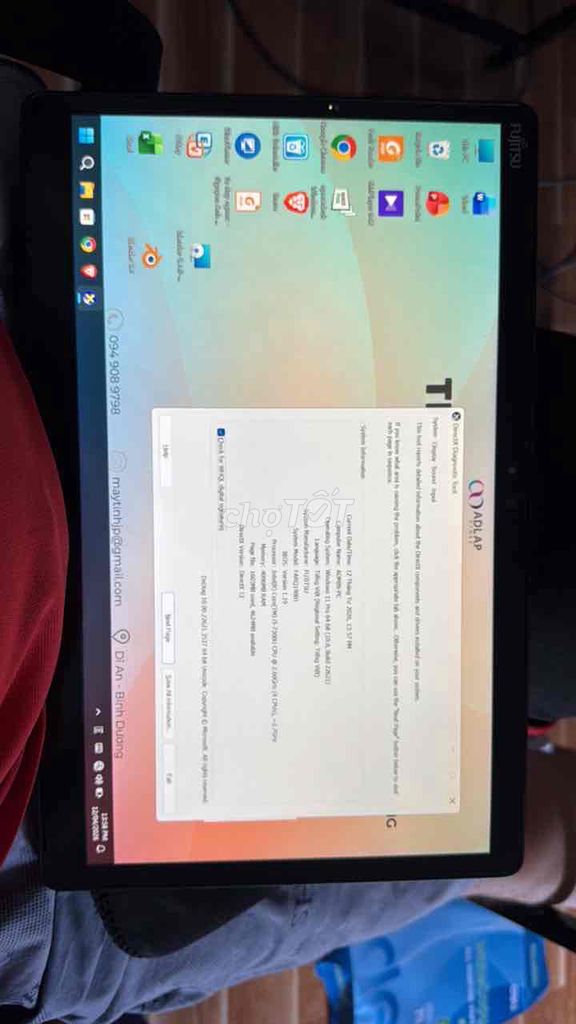 Fujitsu Arrows Tab Q738. Mua bán Máy tính bảng tại Huyện Long Hồ Vĩnh Long được đăng bởi thái nguyễn hình 1