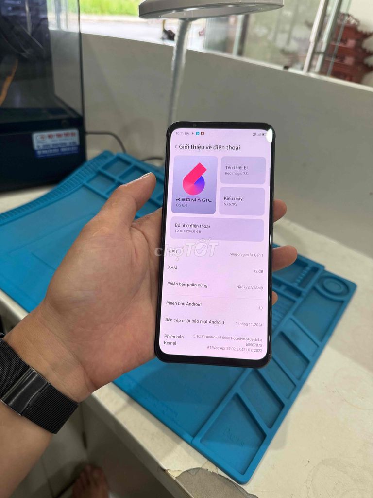 Redmagic 7S Snapdragon 8+ Gen 1 12GB/256GB Đen. Mua bán Điện thoại tại Huyện Thuỷ Nguyên Hải Phòng được đăng bởi Hùng Nguyễn THP store hình 1