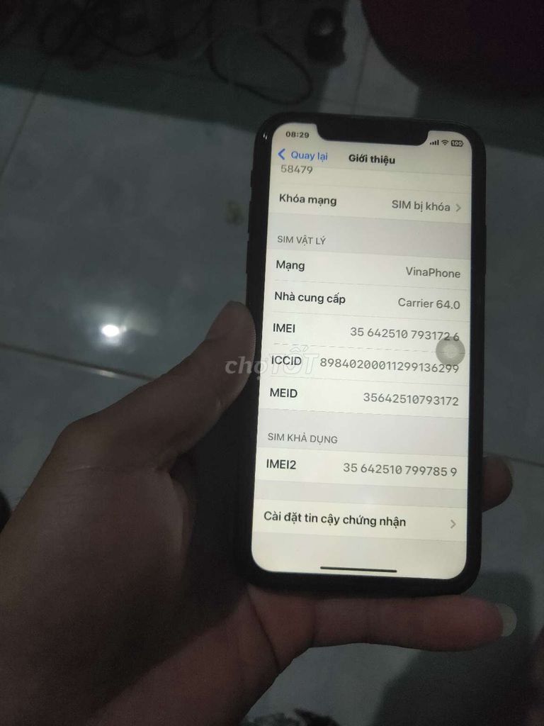 Apple iPhone XR 64GB Đen Lock. Mua bán Điện thoại tại Huyện Trảng Bom Đồng Nai được đăng bởi canban hình 1