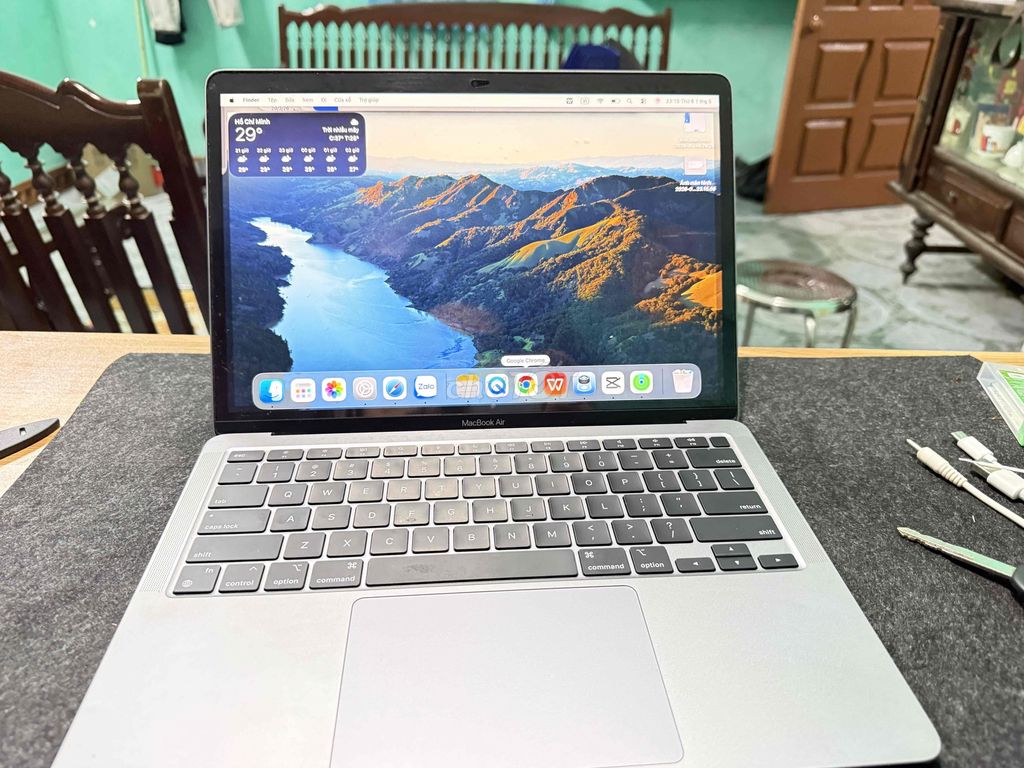 MacBook Air M1 2020 - Đã sử dụng - Giao dịch tt. Mua bán Laptop tại Thành phố Nam Định Nam Định được đăng bởi MQuang hình 1