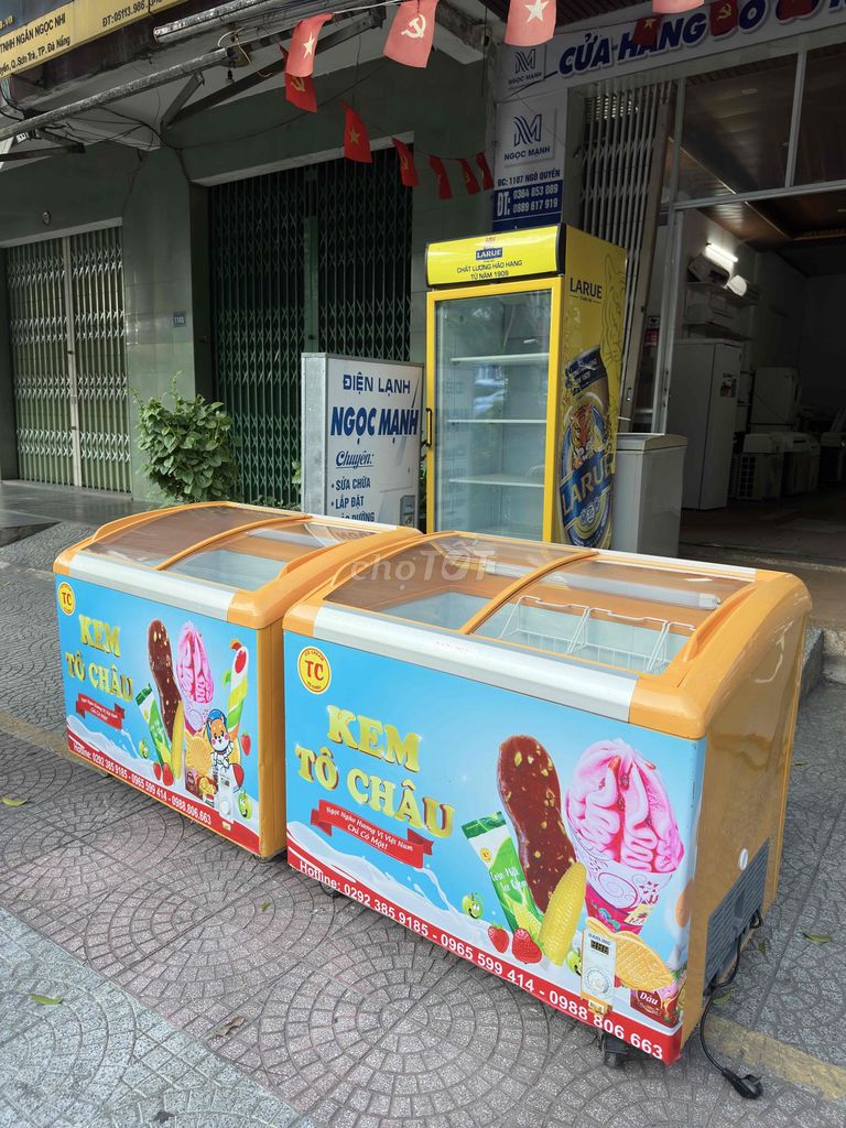Tủ đông Darling 350 lít mặt gương mới đẹp 90%. Mua bán Tủ lạnh tại Quận Sơn Trà Đà Nẵng được đăng bởi Dương Ngọc Mạnh hình 1
