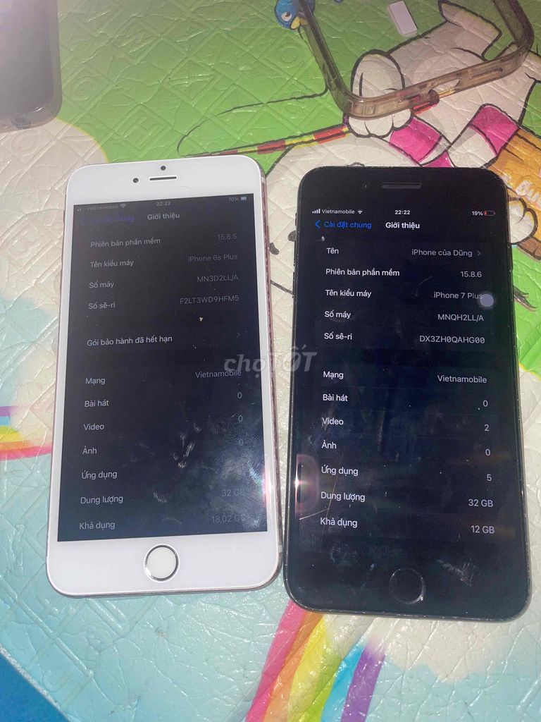 Apple iPhone 7 Plus 32GB Đen + 6s Plus. Mua bán Điện thoại tại Thành phố Nam Định Nam Định được đăng bởi Phan Tiến hình 1