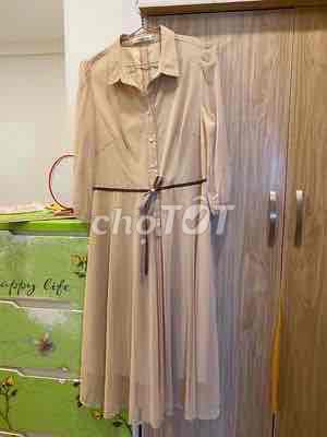 Đầm voan nữ size XL màu Kem mới mặc 1 lần. Mua bán Quần áo tại Quận Bình Tân Tp Hồ Chí Minh được đăng bởi Liên chi hình 1