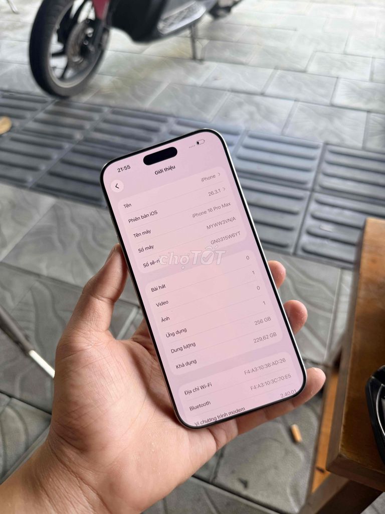 iPhone 16 Pro Max 256Gb . trả góp 0 đồng. Mua bán Điện thoại tại Quận Ngũ Hành Sơn Đà Nẵng được đăng bởi Nghĩa  hình 1