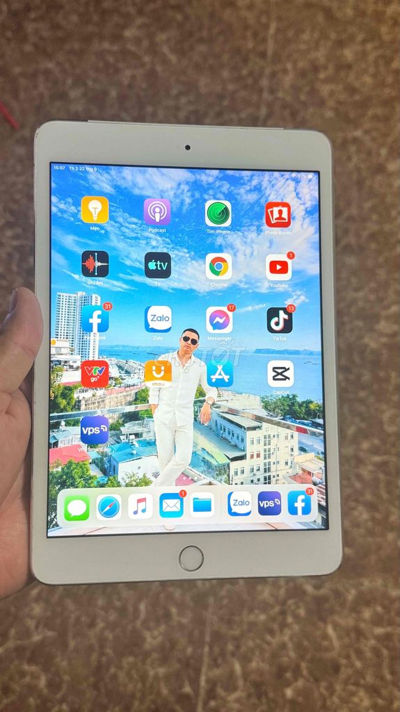 Apple iPad mini 3 16GB Trắng. Mua bán Máy tính bảng tại Quận Đống Đa Hà Nội được đăng bởi Mr Tạo hình 1