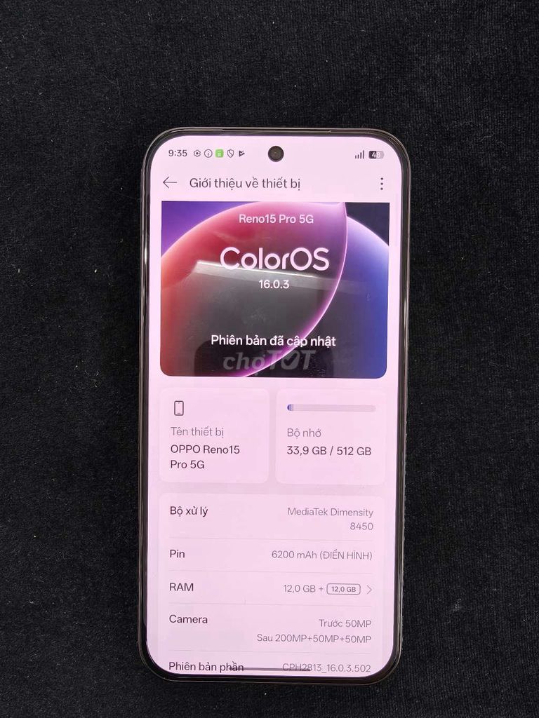 OPPO Reno15 Pro 5G 512GB Nâu. Mua bán Điện thoại tại Thành phố Thủ Dầu Một Bình Dương được đăng bởi Trần Minh  hình 1