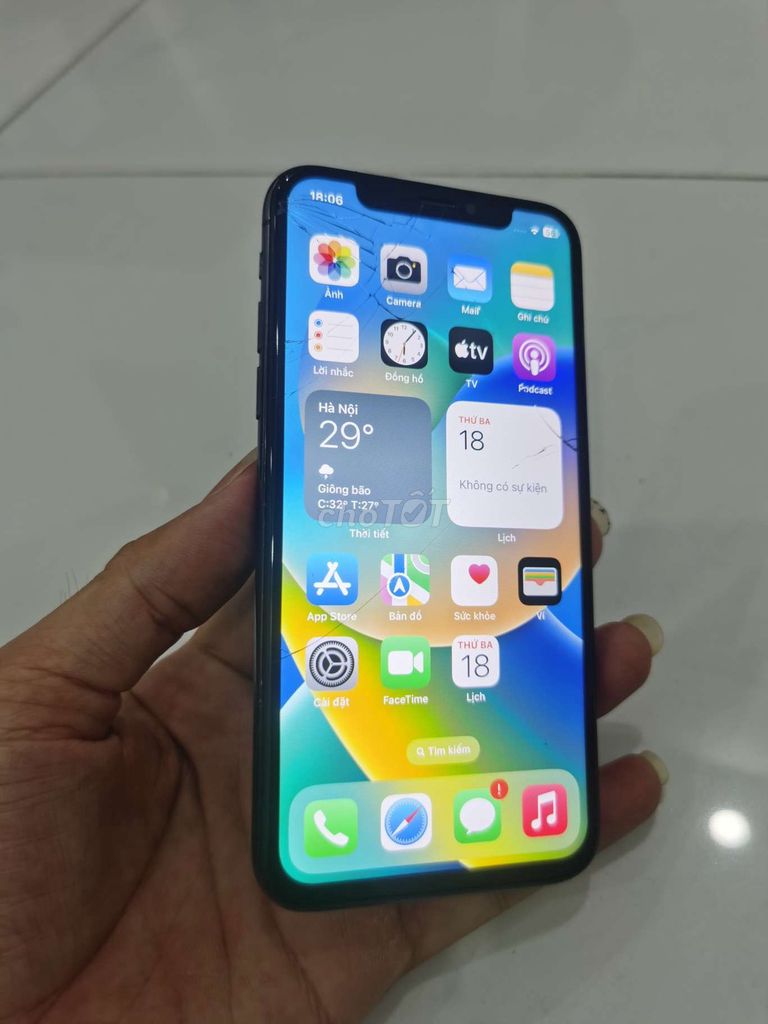 iPhone X q.tế 64G full chức năng. Mua bán Điện thoại tại Quận Bình Tân Tp Hồ Chí Minh được đăng bởi Mr Zui 18 tuổi rưỡi hình 1