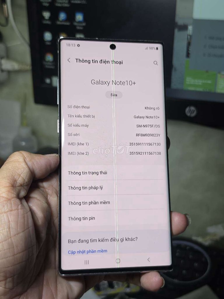  Galaxy Note 10+ 12GB/256GB đẹp 98% giá rẻ . Mua bán Điện thoại tại Quận 8 Tp Hồ Chí Minh được đăng bởi Thiên Hòa mobile  hình 1