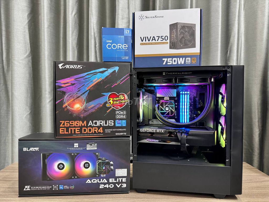 Máy cũ i7 12700K , RTX 3060Ti, 32GB DDR4, Z690