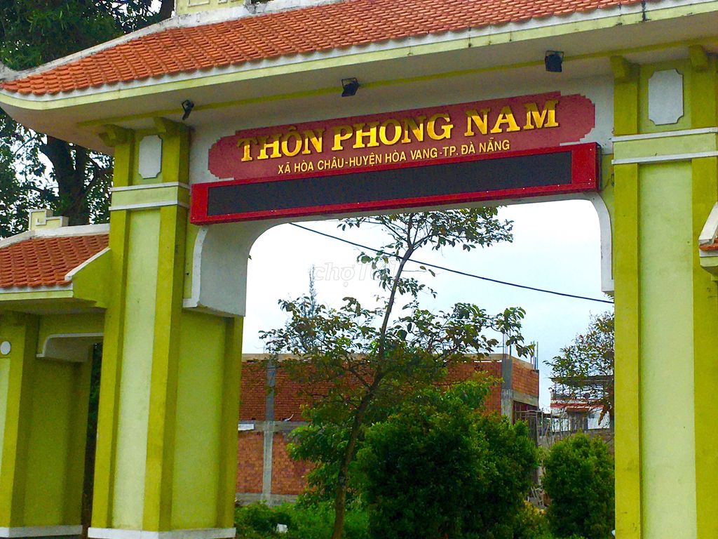 400m² tại Phong Nam, Hòa Châu. Ngang 12m. Đường 7m