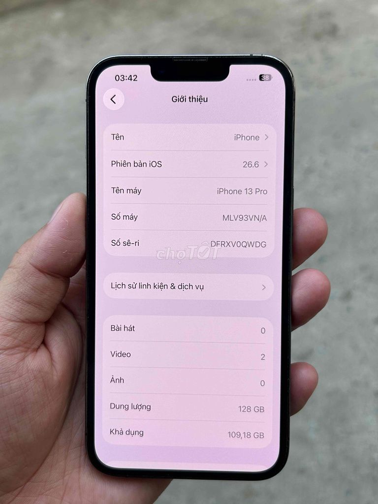 iPhone 13 Pro 128GB VN/A FPT. Mua bán Điện thoại tại Quận Cái Răng Cần Thơ được đăng bởi tui là tui hình 1