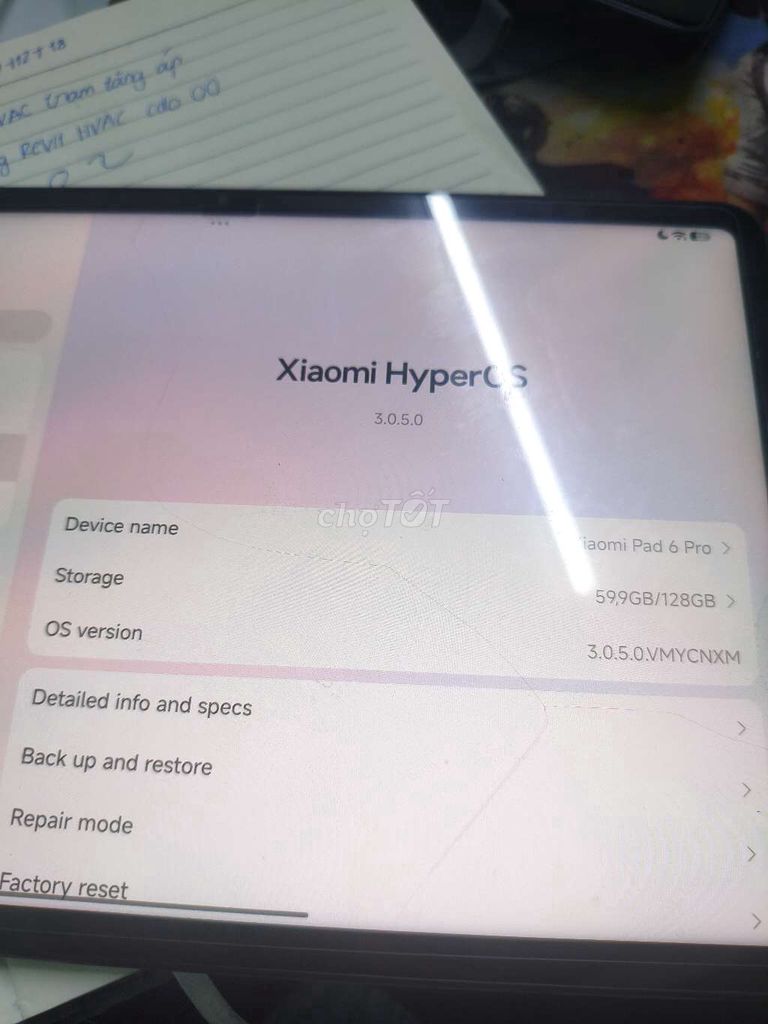 Xiaomi Pad 6 Pro 128GB Xám. Mua bán Máy tính bảng tại Quận 12 Tp Hồ Chí Minh được đăng bởi ng manh hình 1