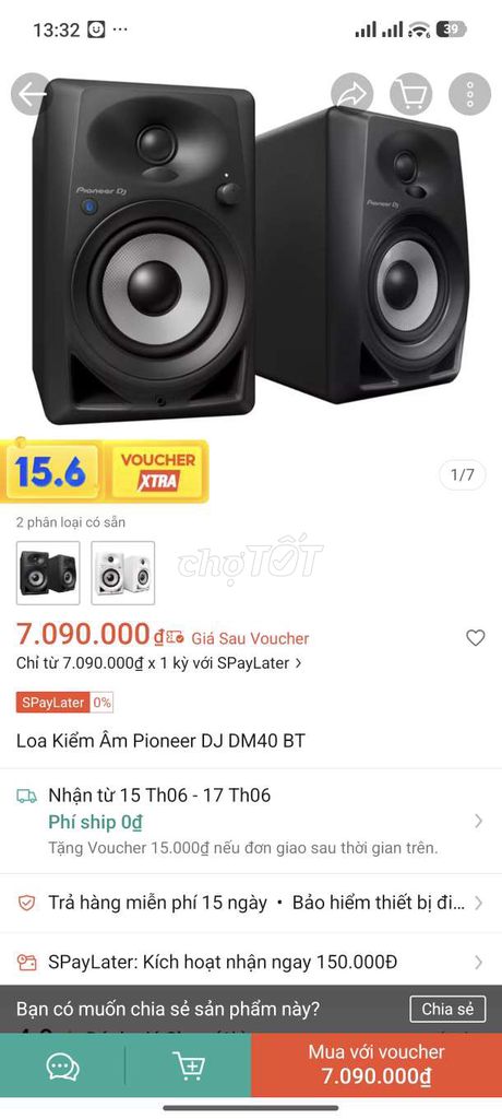 Loa kiểm âm Pioneer DM40 BT Đen. Mua bán Tivi, Âm thanh tại Huyện Phụng Hiệp Hậu Giang được đăng bởi Trường hình 1