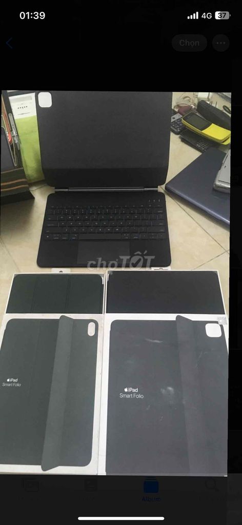 Ốp ipad pro 12.9 kiêm phím Ốp folio air 4 pro 12.9