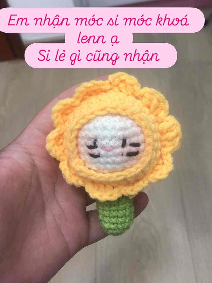 Móc Khoá Len Handmade theo yêu cầu. Mua bán Phụ kiện thời trang khác tại Quận Cẩm Lệ Đà Nẵng được đăng bởi Trần Ngọc Nhã Khanh hình 1