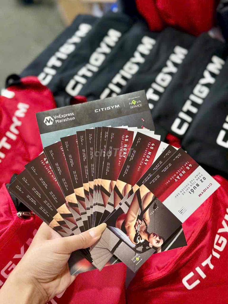 Thẻ tập gym CITIGYM 45 ngày - đủ 18t. Mua bán Đồ thể thao, Dã ngoại tại Quận Bình Thạnh Tp Hồ Chí Minh được đăng bởi Mai Thị Khánh Huyền hình 1