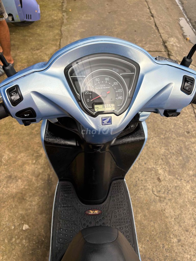 Honda Vision 2023 Đặc biệt màu Xanh. Mua bán Xe máy tại Thị xã Bến Cát Bình Dương được đăng bởi xe máy trả góp tín nghĩa  hình 3