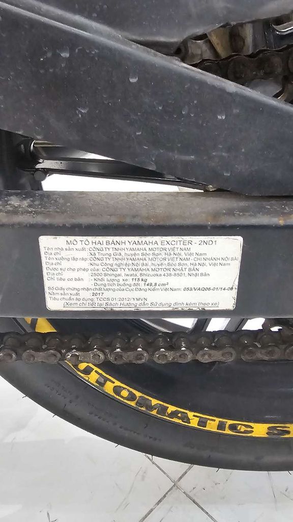 Yamaha Exciter 150 2017 thu hồi vốn. Mua bán Xe máy tại Thị xã Bến Cát Bình Dương được đăng bởi Hoàng Nam hình 4