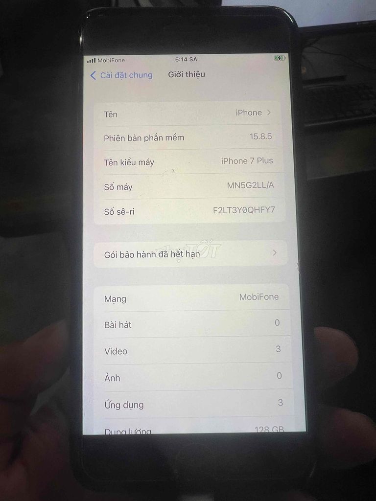 iPhone 7 Plus 128GB Đen. Mua bán Điện thoại tại Quận Hoàng Mai Hà Nội được đăng bởi Nguyễn Đức Toàn hình 1